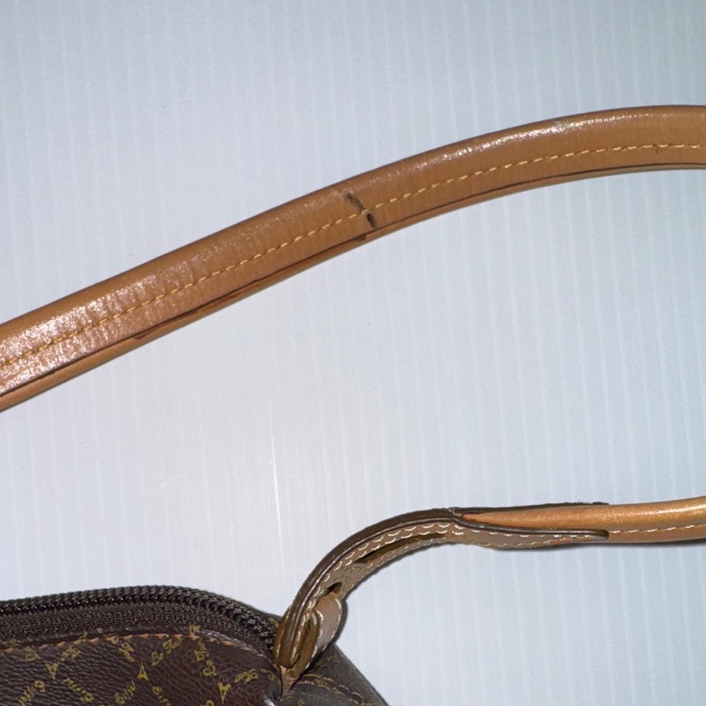 Chic Brown Patterned Women's Shoulder Bag - image 3